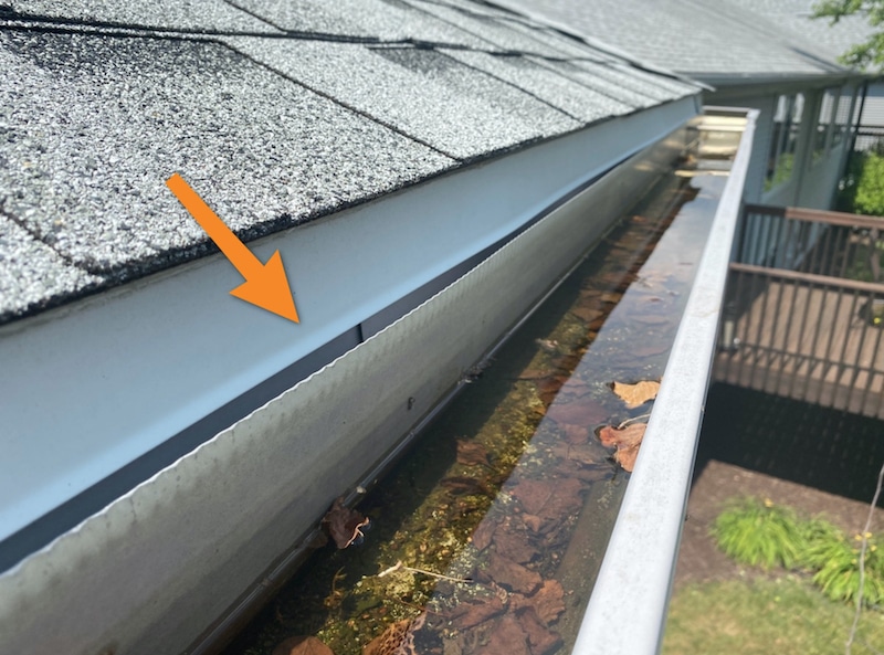 Poor gutter connection